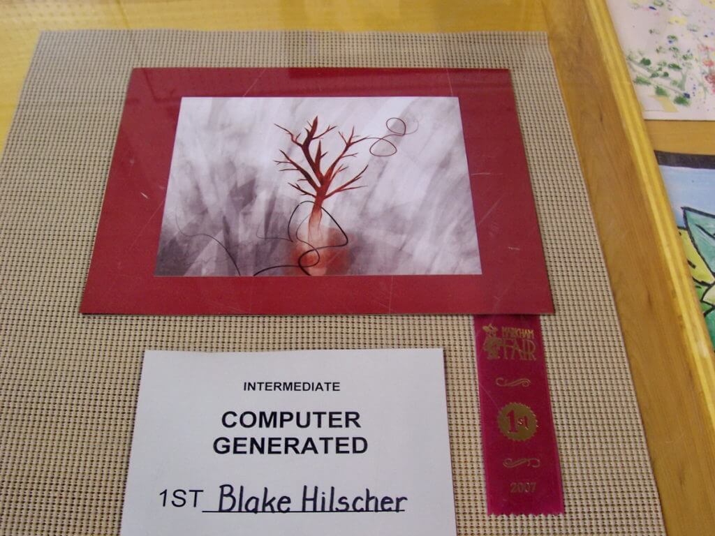 entry into art competition, markham fair, markham, ontario, 2007