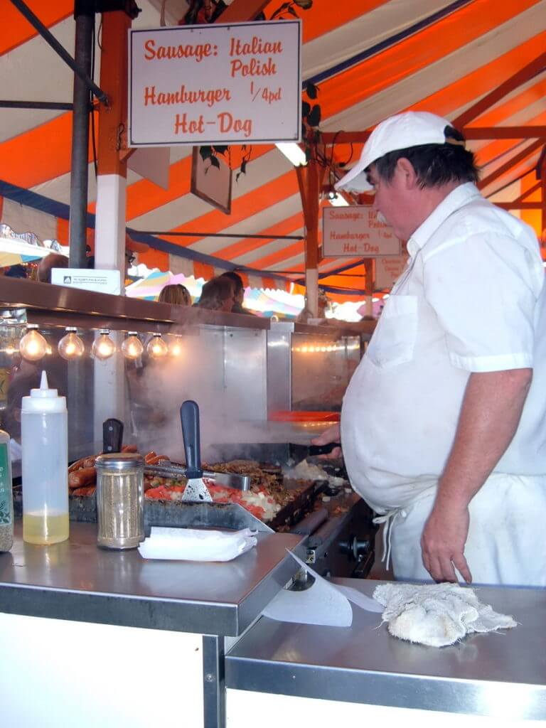 food stall, markham fair, markham, ontario, 2007