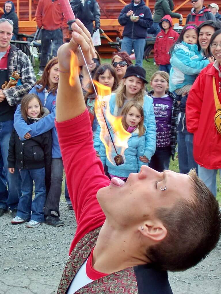 fire eater, markham fair, markham, ontario, 2008