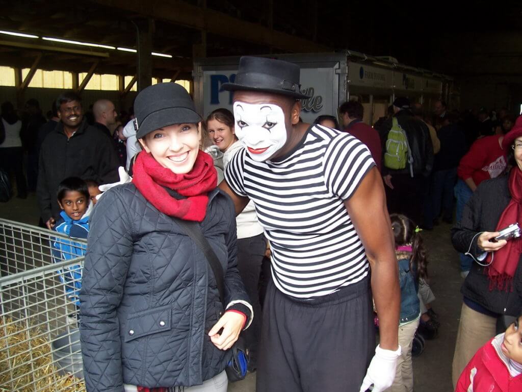 a mime, markham fair, markham, ontario, 2008