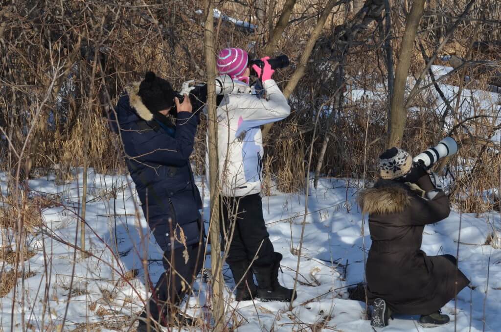 jean with other photographers in schomberg, ontario