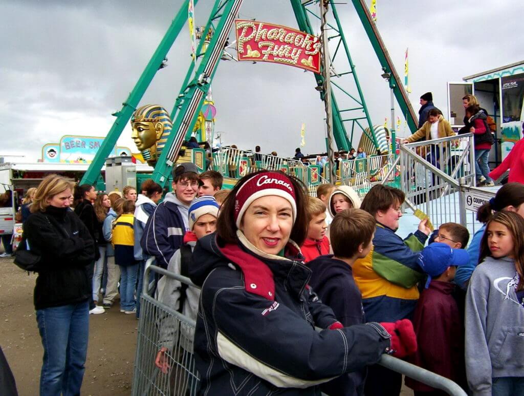 jean at the midway, markham fair, markham, ontario, 2003