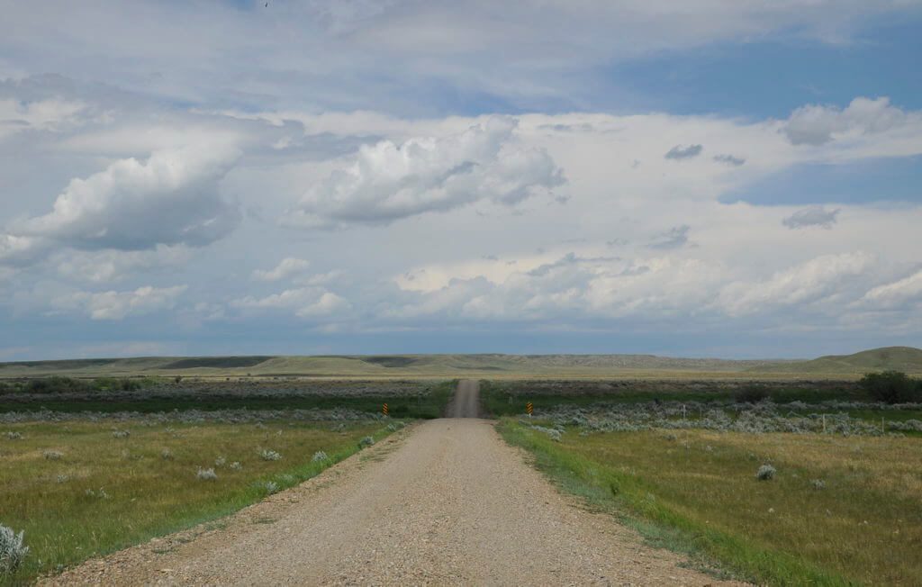 Image of the ecotour route, grasslands national park, saskatchewan