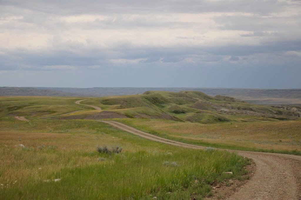 Image of the back country loop in grasslands national park, saskatchewan