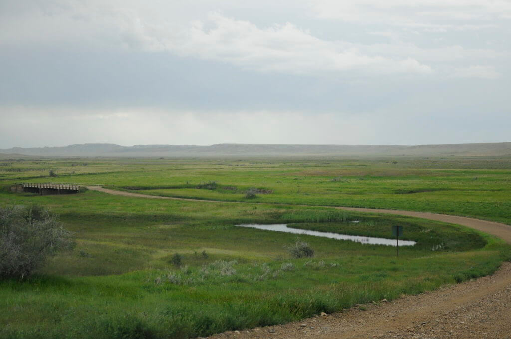 Image of the french river in grasslands national park, saskatchewan