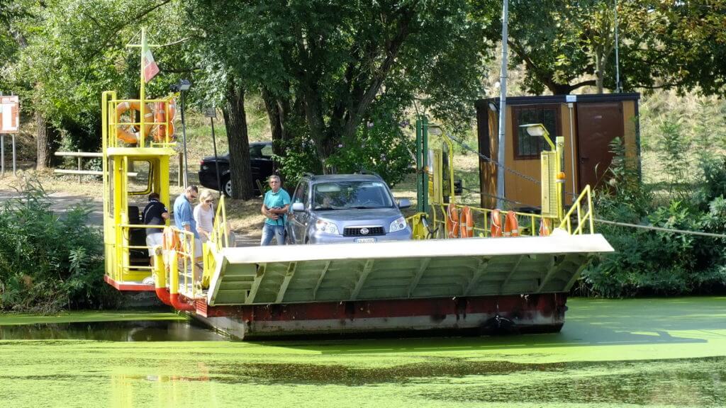 ferry, reno river, sant'alberto, italy