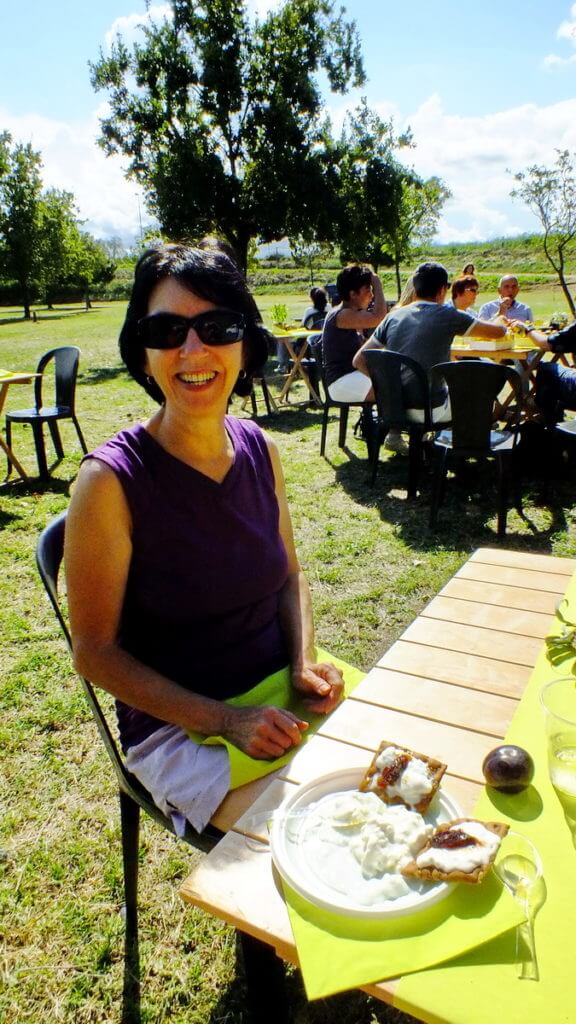 jean at a scampagnata or country picnic, sant'alberto, italy