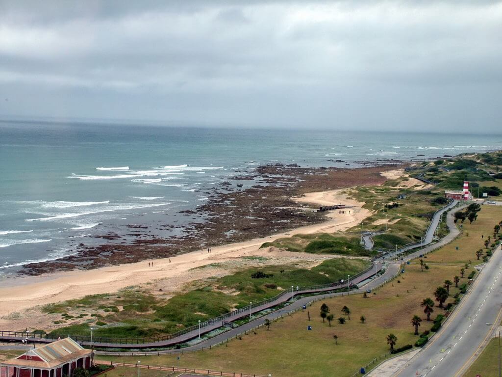 beach and boardwalk, port elizabeth, south africa