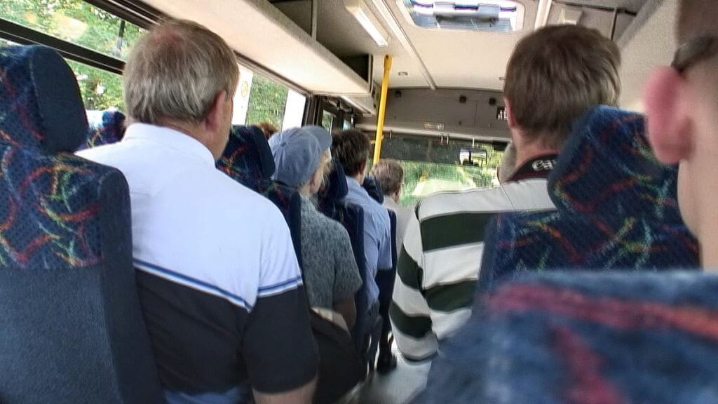 tour bus, newgrange, county meath, ireland