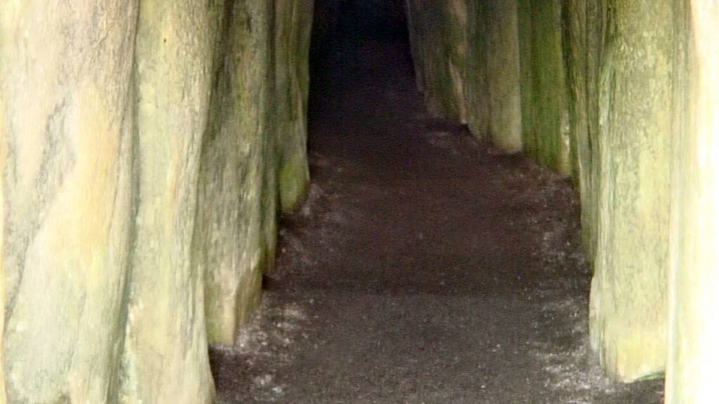 the passageway, newgrange, county meath, ireland