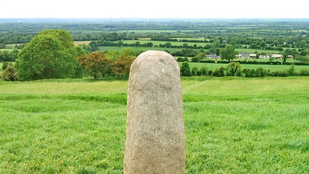 the stone of destiny, the hill of tara, county meath, ireland