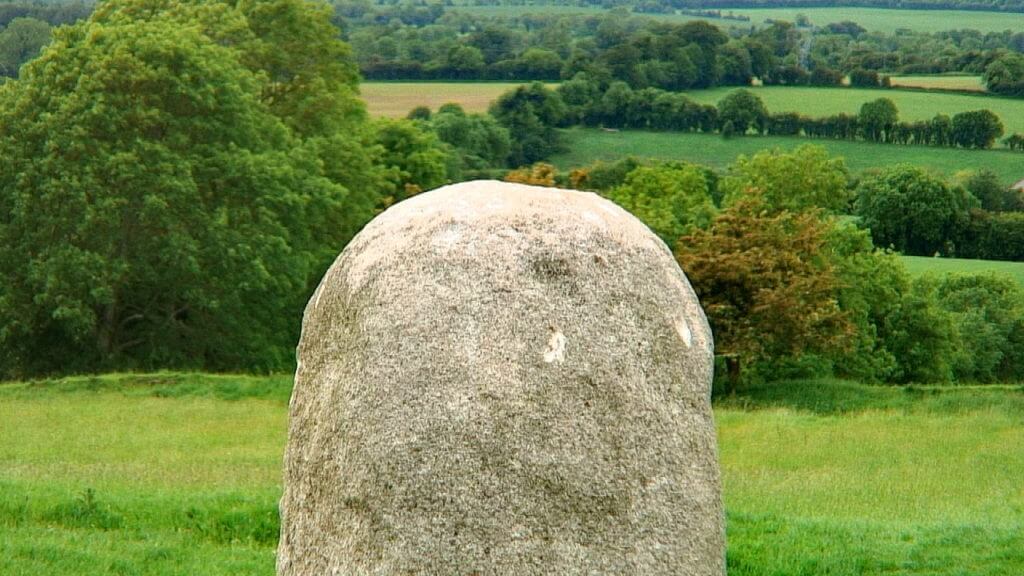the stone of destiny, the hill of tara, county meath, ireland