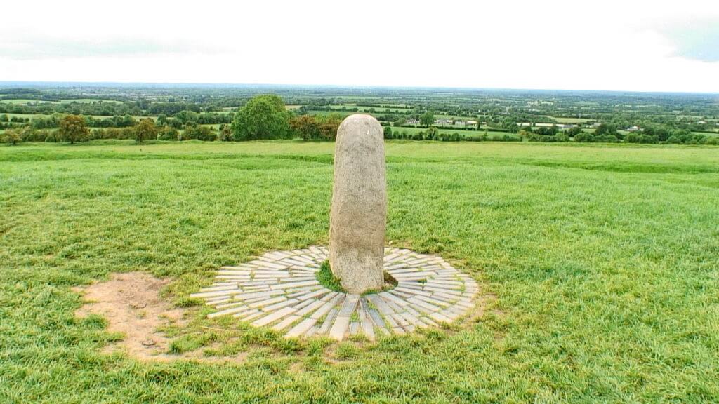 the stone of destiny, the hill of tara, county meath, ireland
