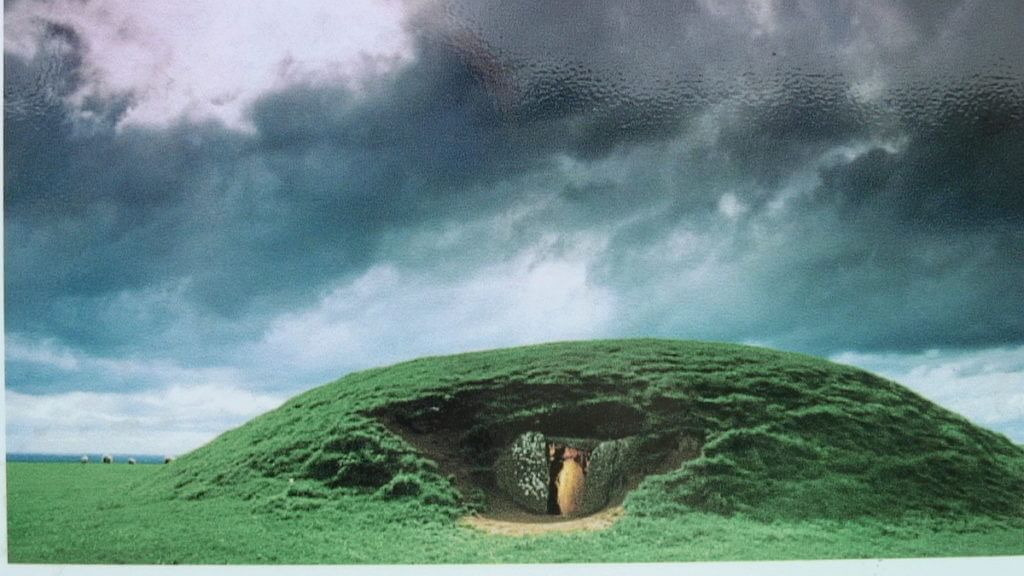 the mound of the hostages, the hill of tara, county meath, ireland
