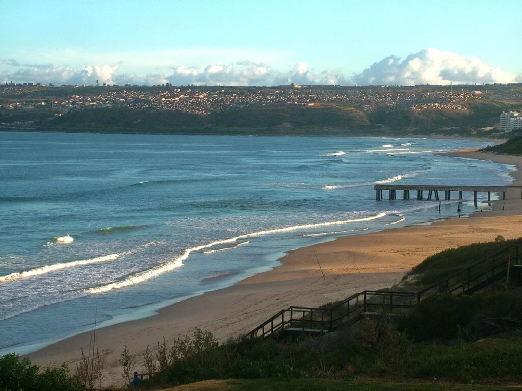 the indian ocean at mossel bay, south africa