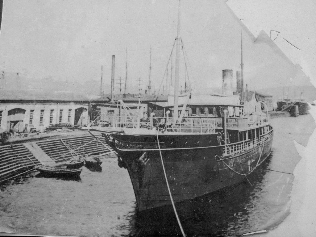 historical photo of the s.s. ethie, newfoundland, canada