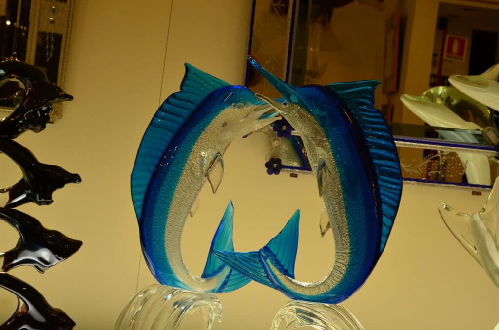 murano glass creations, gino mazzuccato glass gallery, murano island, venice, italy
