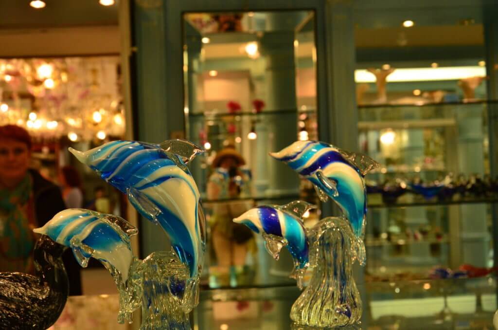 Murano glass creations, venice, italy