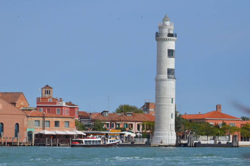 murano lighthouse, murano island, venice, italy