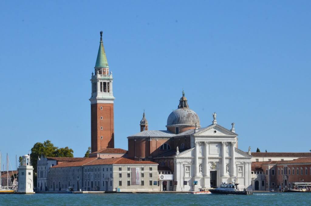 St. Mark's Campanile, the bell tower for St. Mark's Basilica, venice, italy