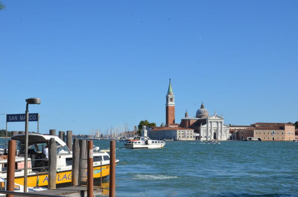St. Mark's Campanile, the bell tower for St. Mark's Basilica, venice, italy