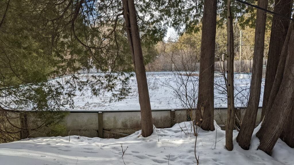 cedarena skating rink, february 2022, cedar grove, markham, ontario