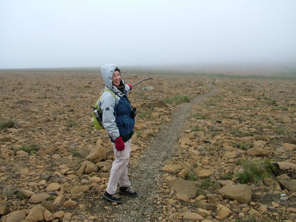 jean on the green gardens trail, gros morne national park, newfoundland