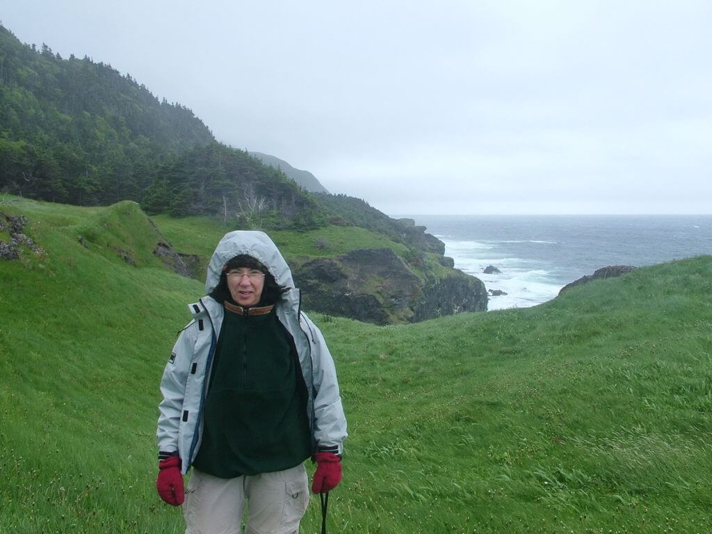 jean on the green gardens trail, gros morne national park, newfoundland