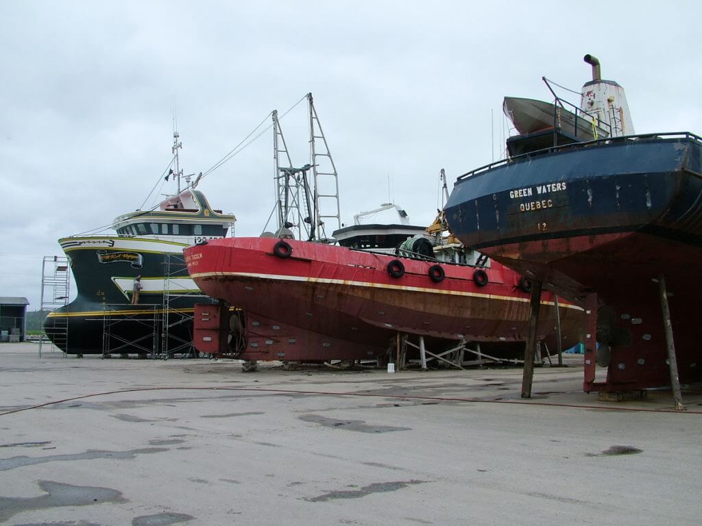 shipyard, port saunders, newfoundland