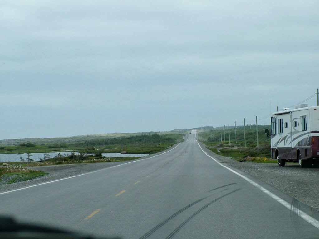 straight as an arrow highway, newfoundland