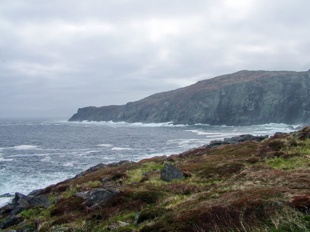 rugged coastal terrain, northern peninsula, newfoundland