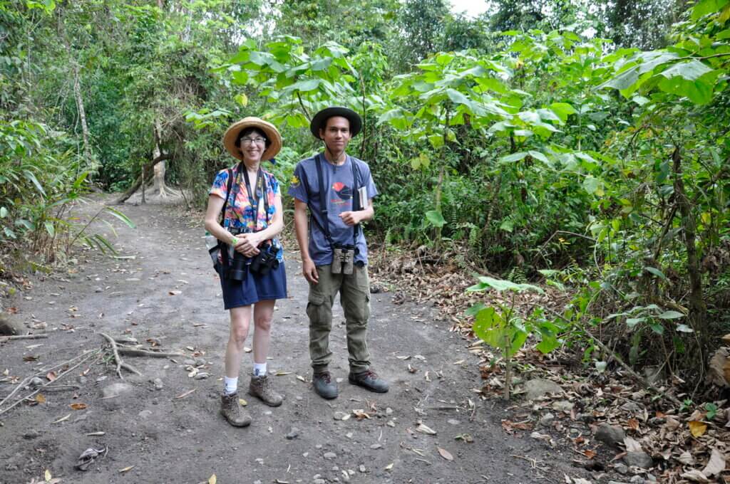 zorek ramirez and jean, sloth walk, la fortuna, costa rica