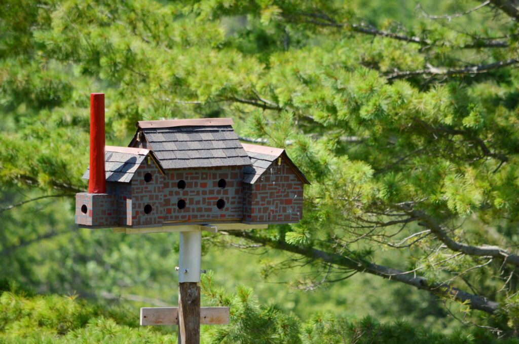 image of roblin mill birdhouse, birdhouse city, picton, prince edward county, ontario