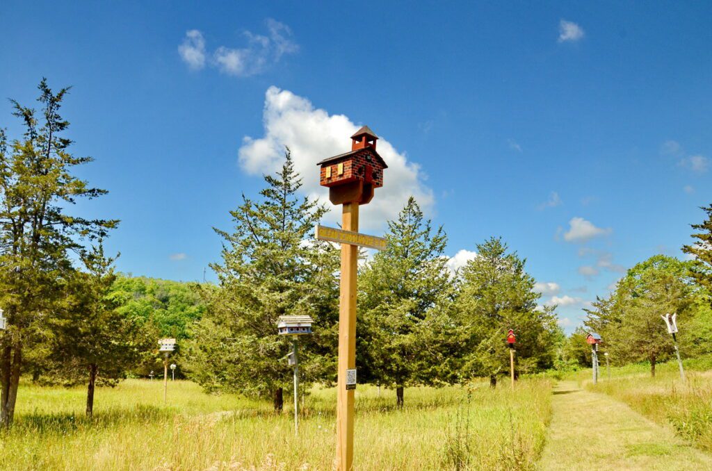 image of gilead schoolhouse #10 birdhouse, birdhouse city, picton, ontario