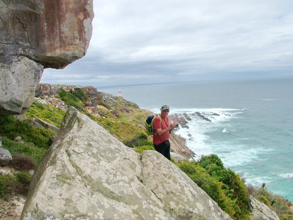 image of bob on the cape st. blaize trail, mossel bay, south africa