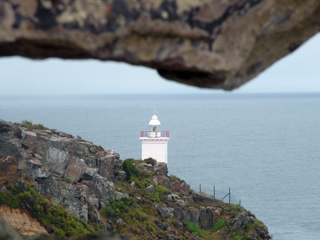 image of cape st. blaize lighthouse, mossel bay, south africa
