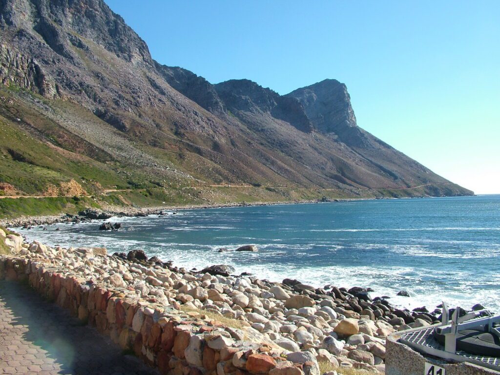 image of sentinel mountain and hout bay, south africa