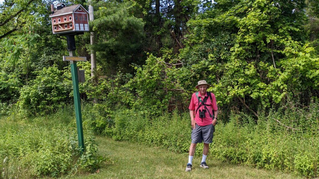 image of bob at birdhouse city, picton, ontario