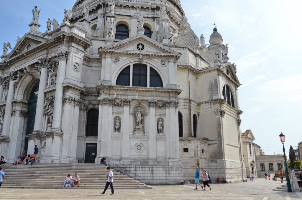 image of Santa Maria della Salute, venice, italy