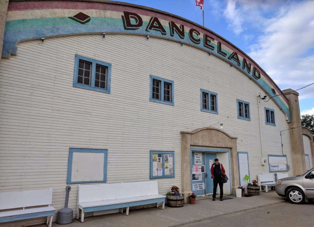 image of bob at danceland, little manitou lake, watrous, saskatchewan