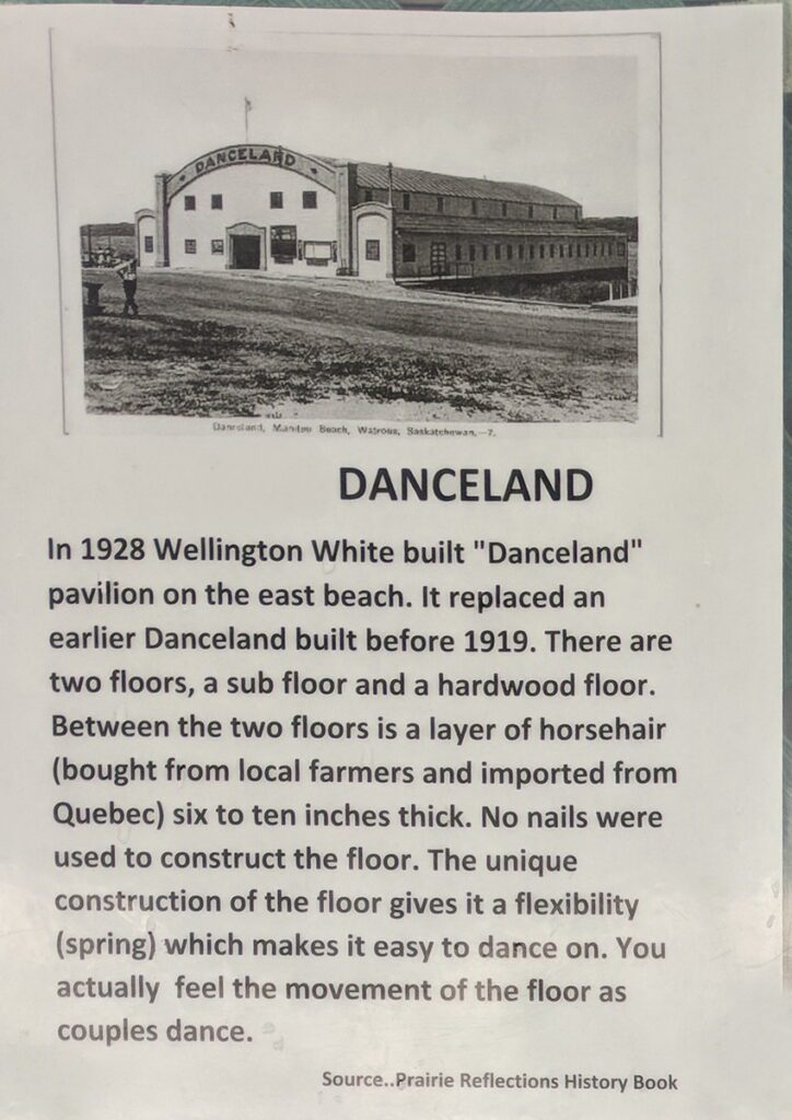 image of historical photo, danceland, little manitou lake, saskatchewan