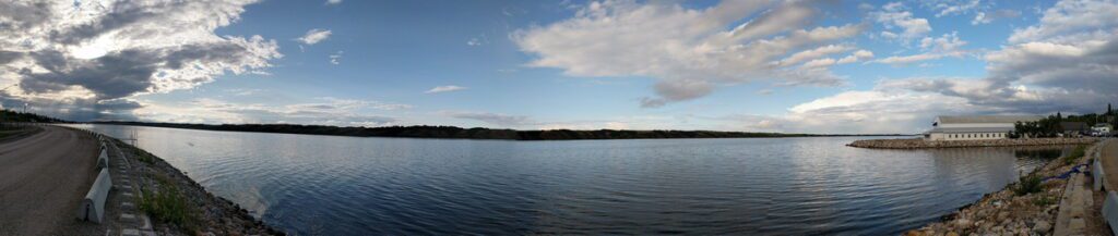 image of little manitou lake, watrous, saskatchewan