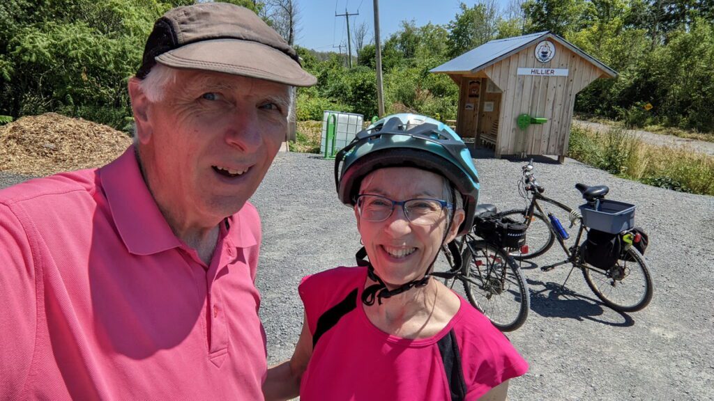 image of bob and jean in hillier, millennium trail, prince edward county, ontario