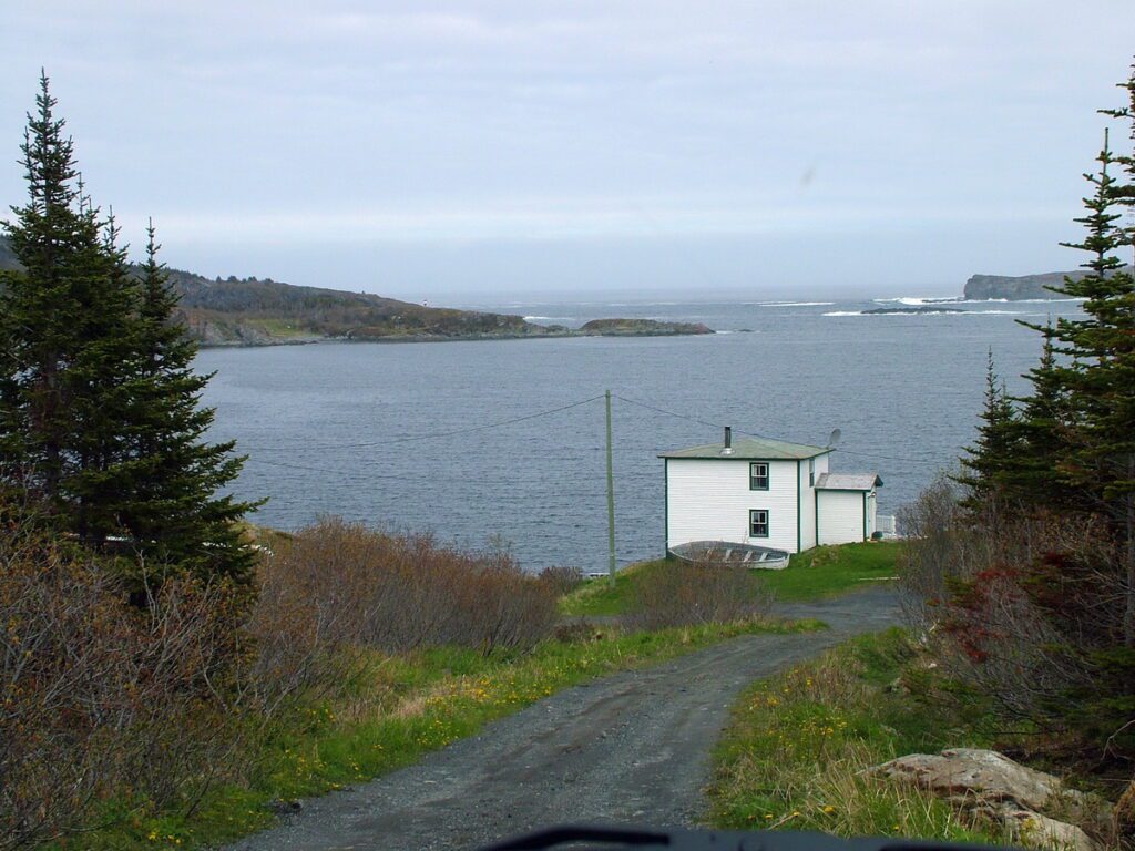 image of wavey's house, gunner's cove, newfoundland