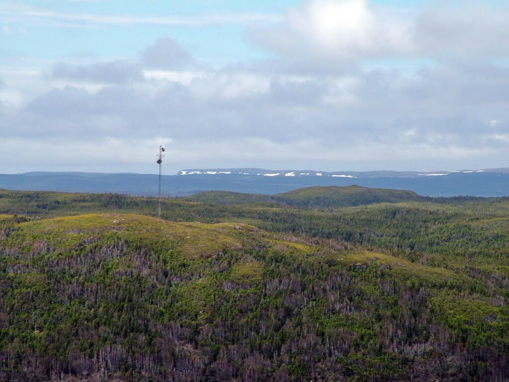 image of landscape on camel island, camel's back trail, newfoundland