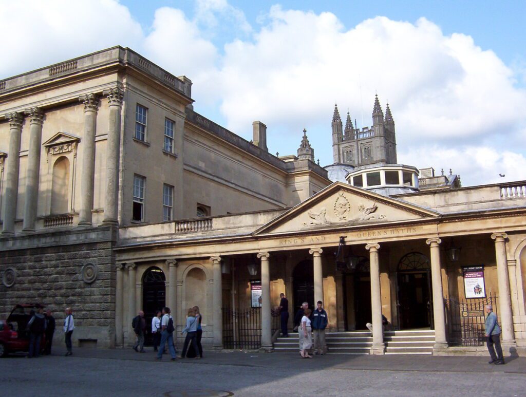 image of the museum of the roman baths, bath, England