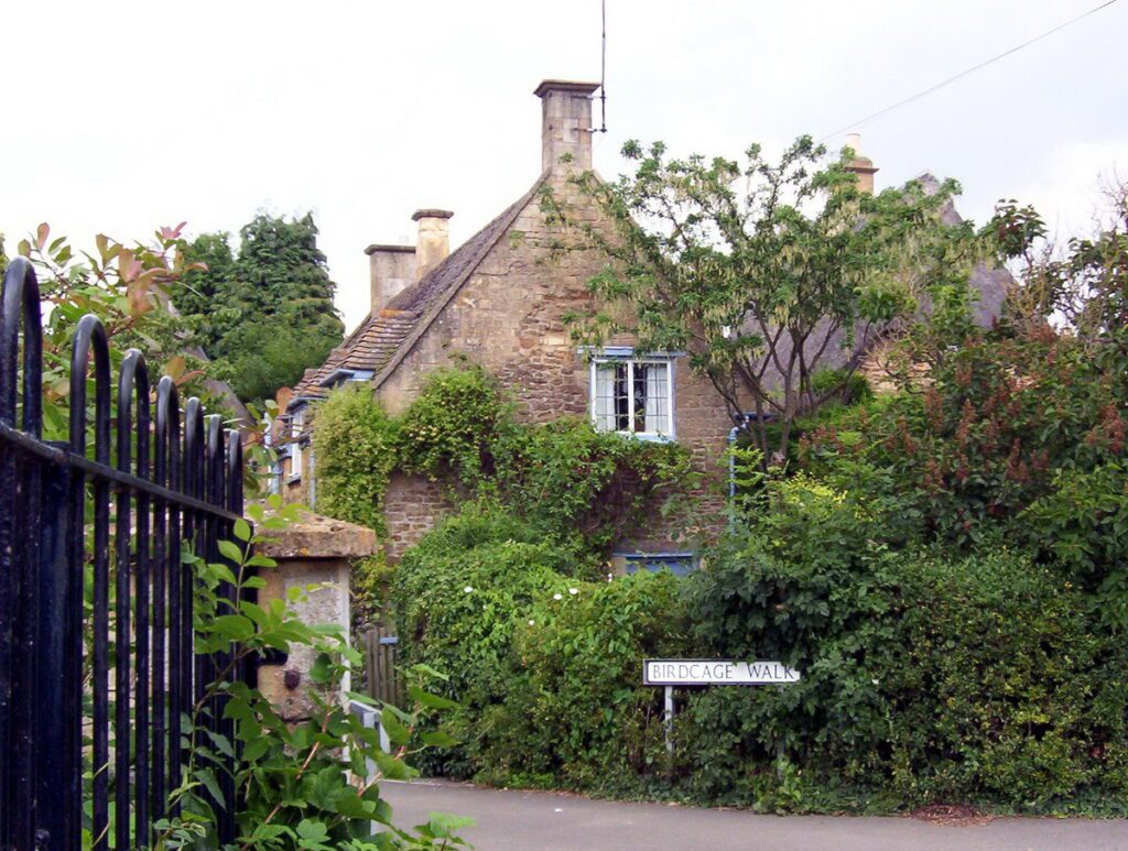 image of birdcage walk, chipping campden, england
