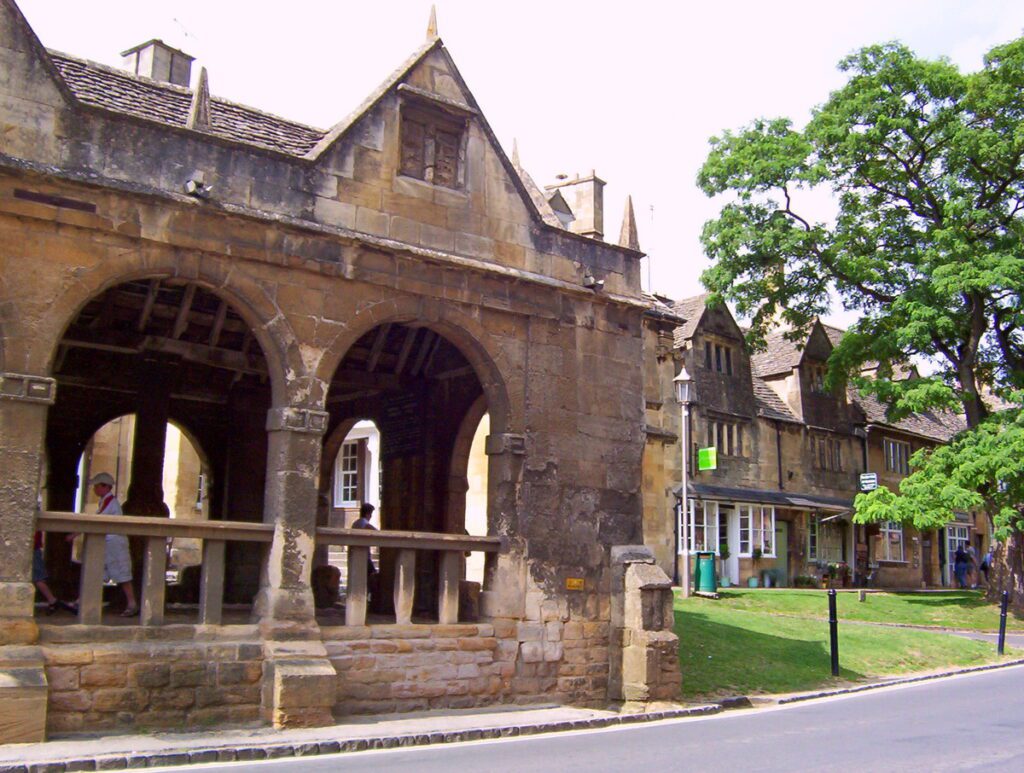 image of market hall, chipping campden, england