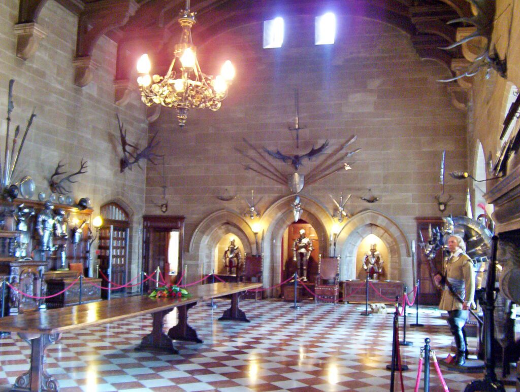 image of The Great Hall, warwick castle, england