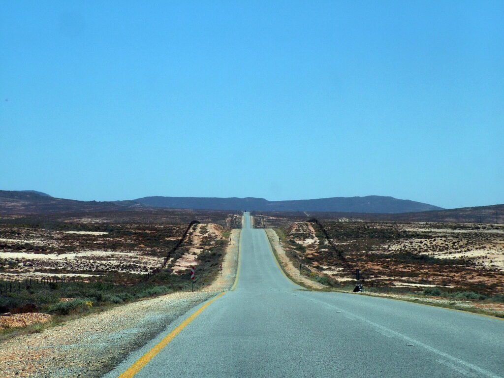 image of highway, northern cape, south africa